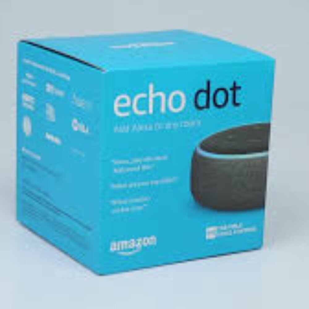 NWT Amazon Echo Dot (3rd Generation) Smart Speaker - Charcoal - Picture 3 of 3
